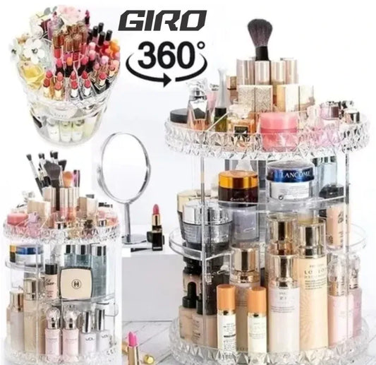 Organizador de Maquillaje Giratorio 360°